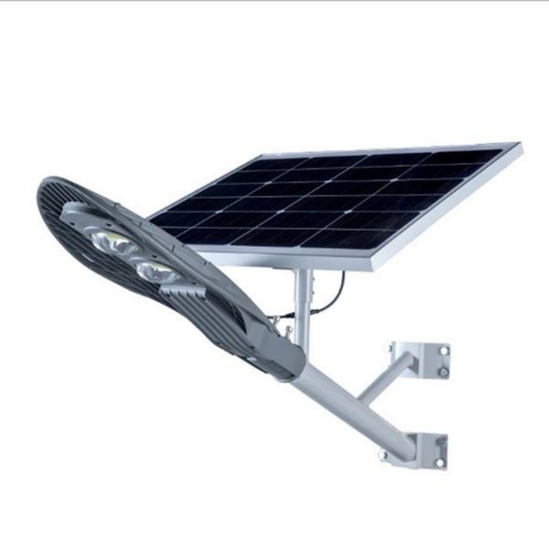 otros electronicos - Lampara tipo cobra con panel solar 