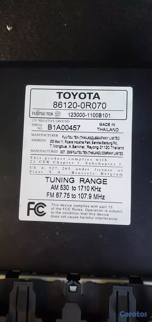 camaras y audio - Radio Original Toyota RAV4 3