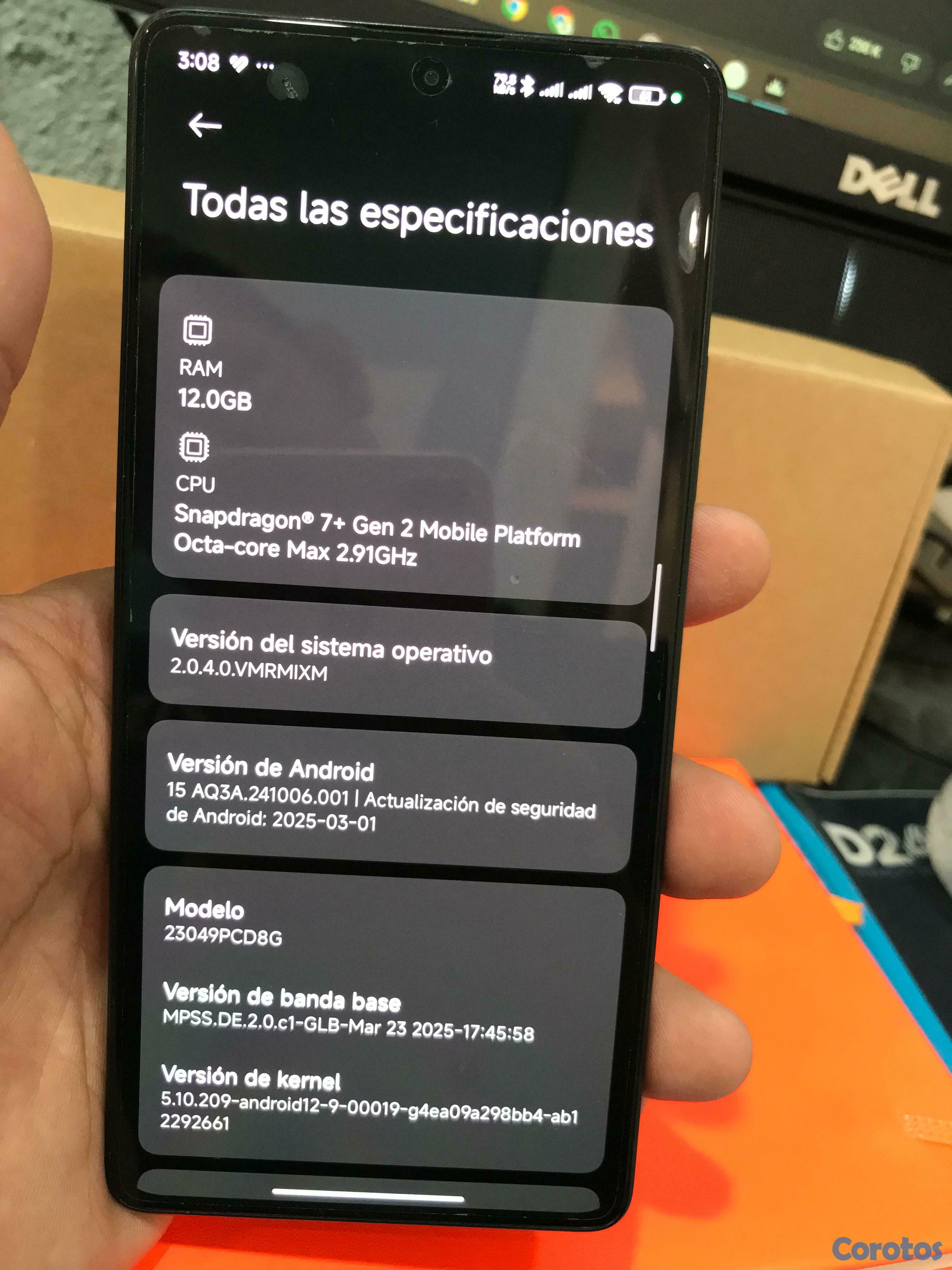 celulares y tabletas - Xiaomi Poco F5 5G Dual Sim 12 Gb Ram + 256 GB Storage Global Version 6.67" 120Hz 8