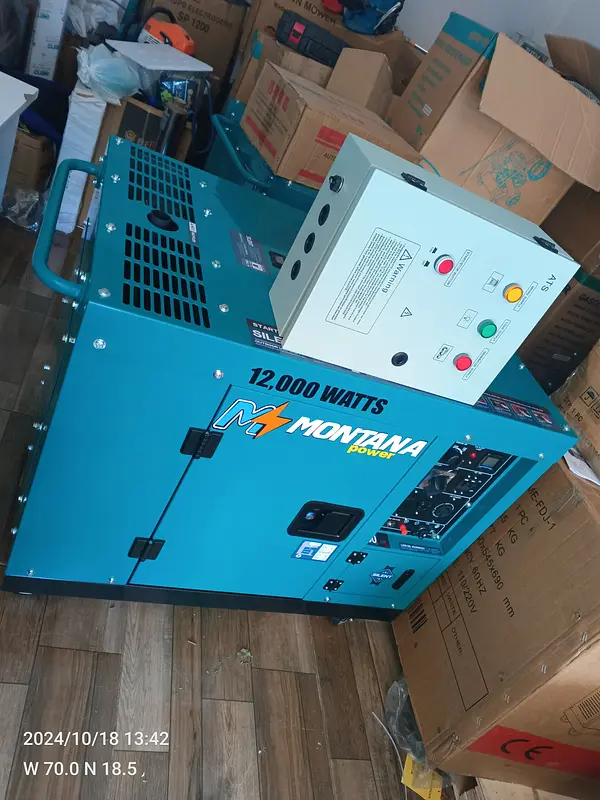 construccion e industrial - Planta Eléctrica 12KW Semi-Silenciosa Con Transfer 2