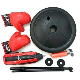 deportes - Bola de boxeo Vertical, PERA Ajustable. + Guantes  para NIÑOS 1