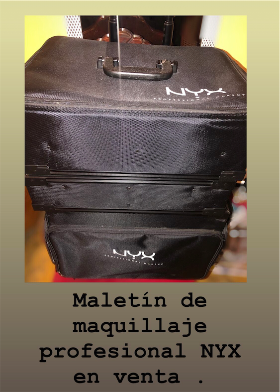 carteras y maletas - Vendo maletín profesional de Makeup NYX