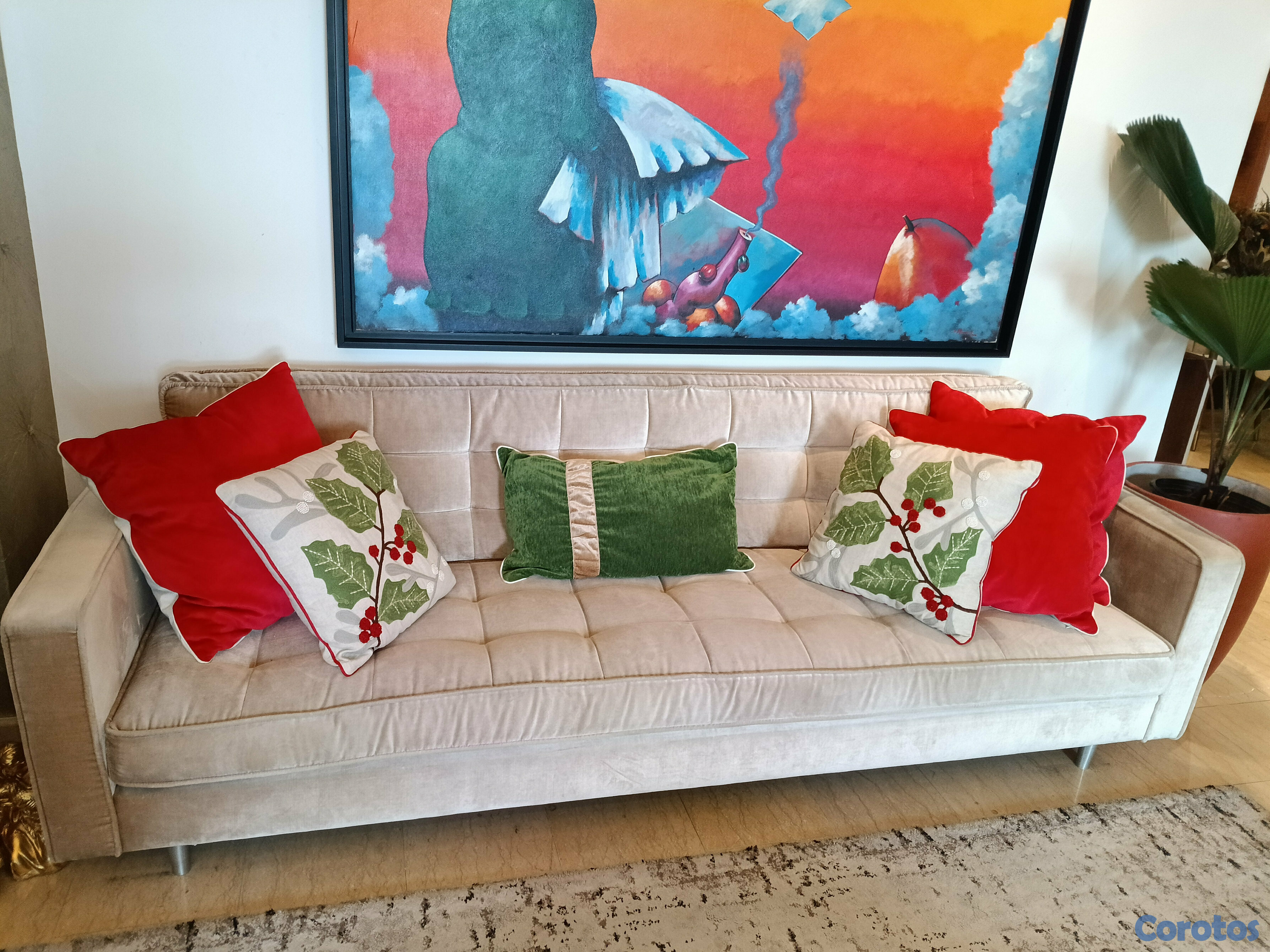 muebles y colchones - 2 Sofa Horizontal  6