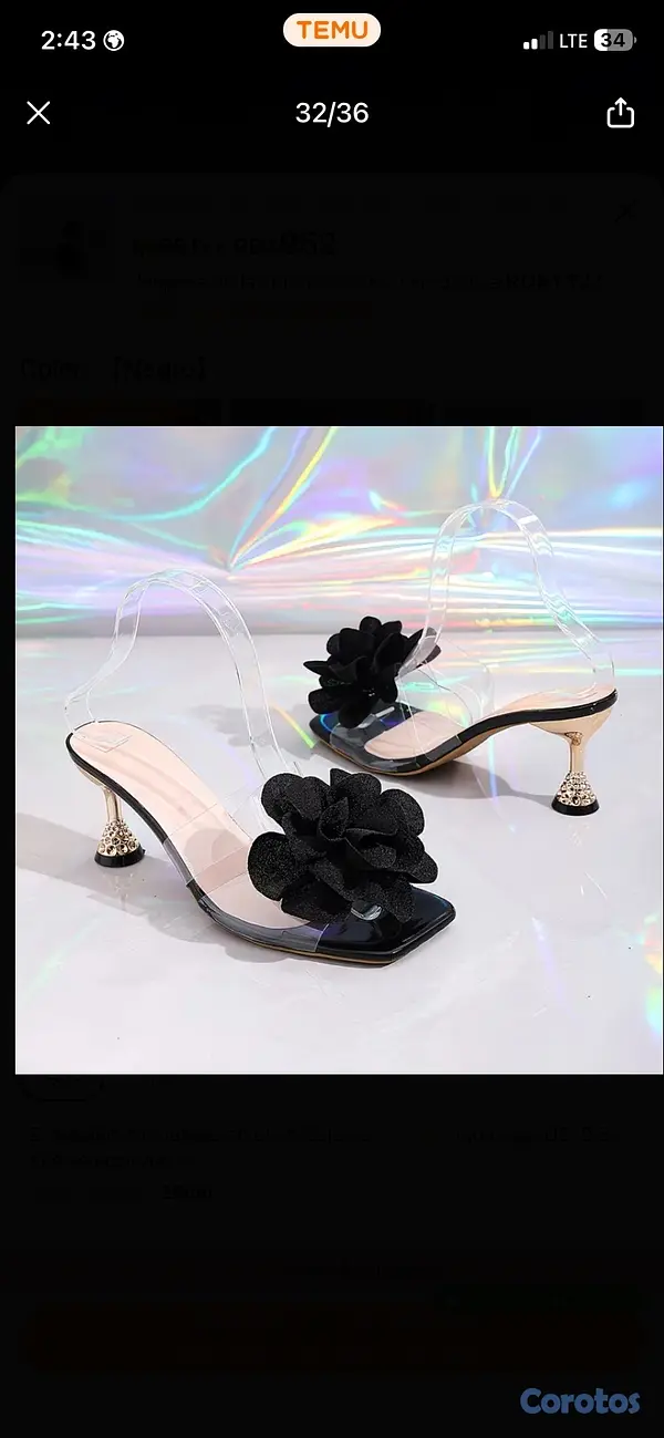 zapatos para mujer - Zapatilla transparente  3