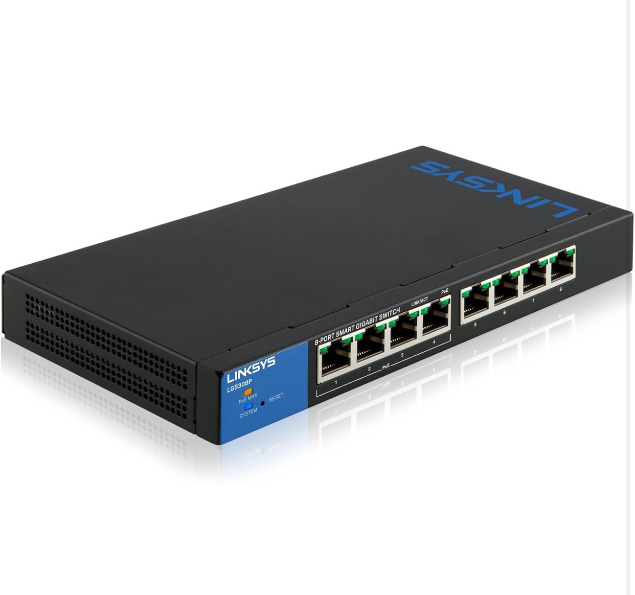 otros electronicos - Switch Profesional 8 Puertos Linksys LGS308P 1
