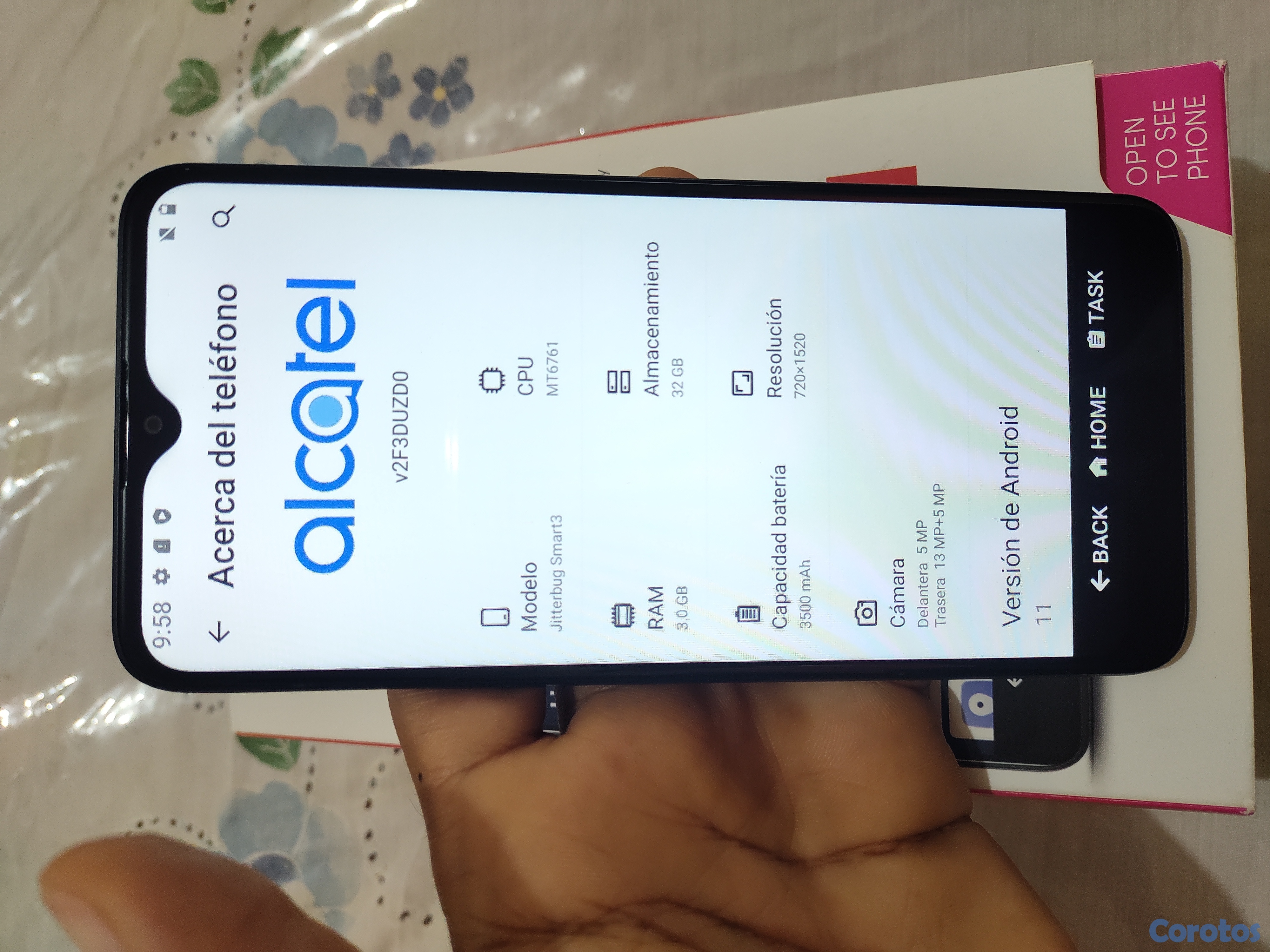 celulares y tabletas - Alcatel smart3 32GB nuevo y desbloqueado 2