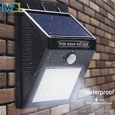 herramientas, jardines y exterior - Luz Solar LED para exteriores, lámpara recargable con Sensor de movimiento  3