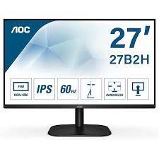 computadoras y laptops - MONITOR IPS  AOC 27 PULGADAS SIN BORDES  IPS 1920X1080 FULL HDMI  0