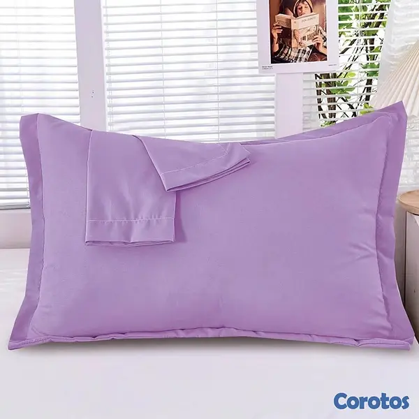 decoración y accesorios - funda de almohada en tela algodón 2 unidad  9