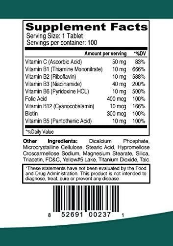 Salud y Equipamiento Médico - Complejo B 100 Tab Elp Essentia - - Unidad A $1624 2