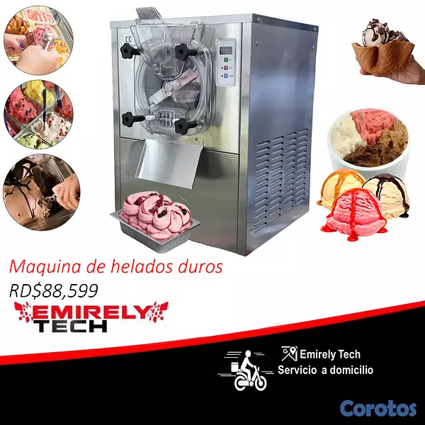 equipos profesionales - Maquina dispensadora de helado duro comerciales 1