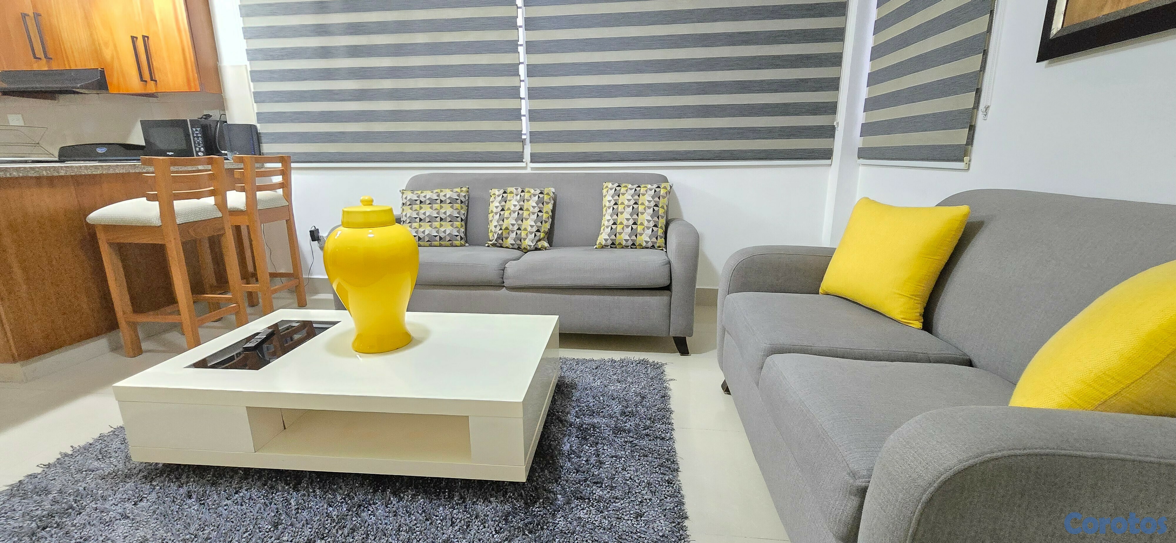 apartamentos - estudio amueblado 1er piso ennla española santiago  5