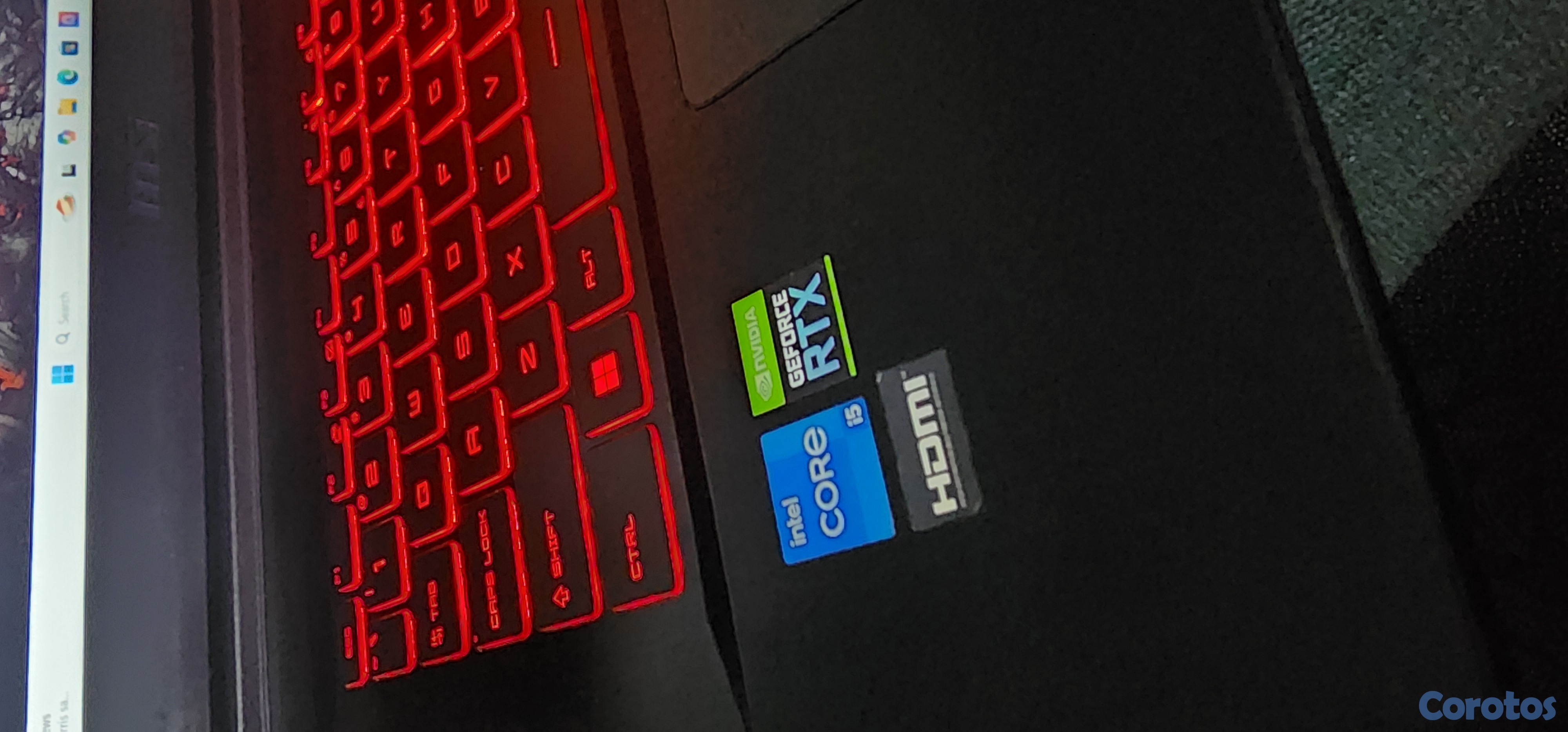 computadoras y laptops - msi gaming i5 12th RTX 2050 1tb 144hz  3