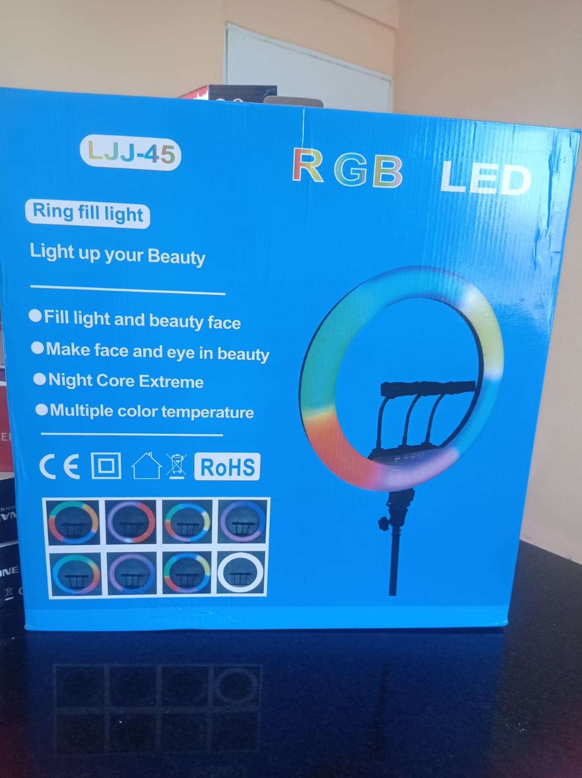 camaras y audio - Aro de luz multicolor con control remoto 0