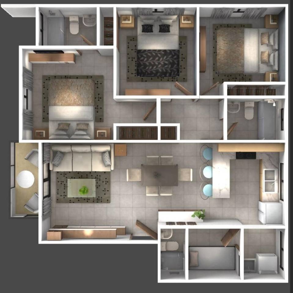 apartamentos - APARTAMENTOS PARQUE DEL ESTE, SANTO DOMINGO ESTE 3