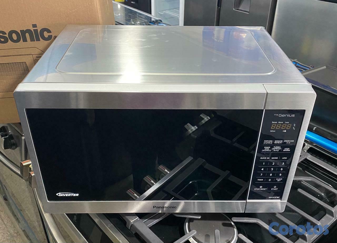 electrodomesticos - Microondas Panasonic 1.3 pies cúbicos 
37 litros
Modelo NN-SC678C 2