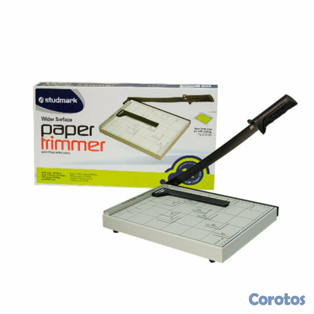 computadoras y laptops - GUILLOTINA STUDMARK CON BASE DE METAL 12X10 GUIA MAGNETICA PARA EL AJUSTAR 1