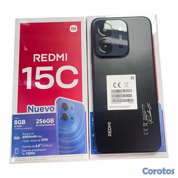 celulares y tabletas - REDMI 15 C, 256 GB. 