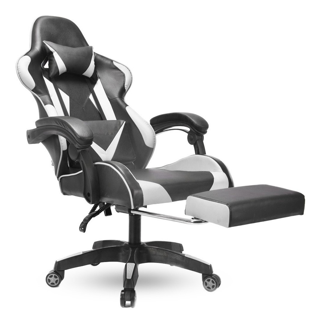 muebles y colchones - SILLA GAMER  HG-F-EC2 ROJA,AZUL Y BLANCA 0