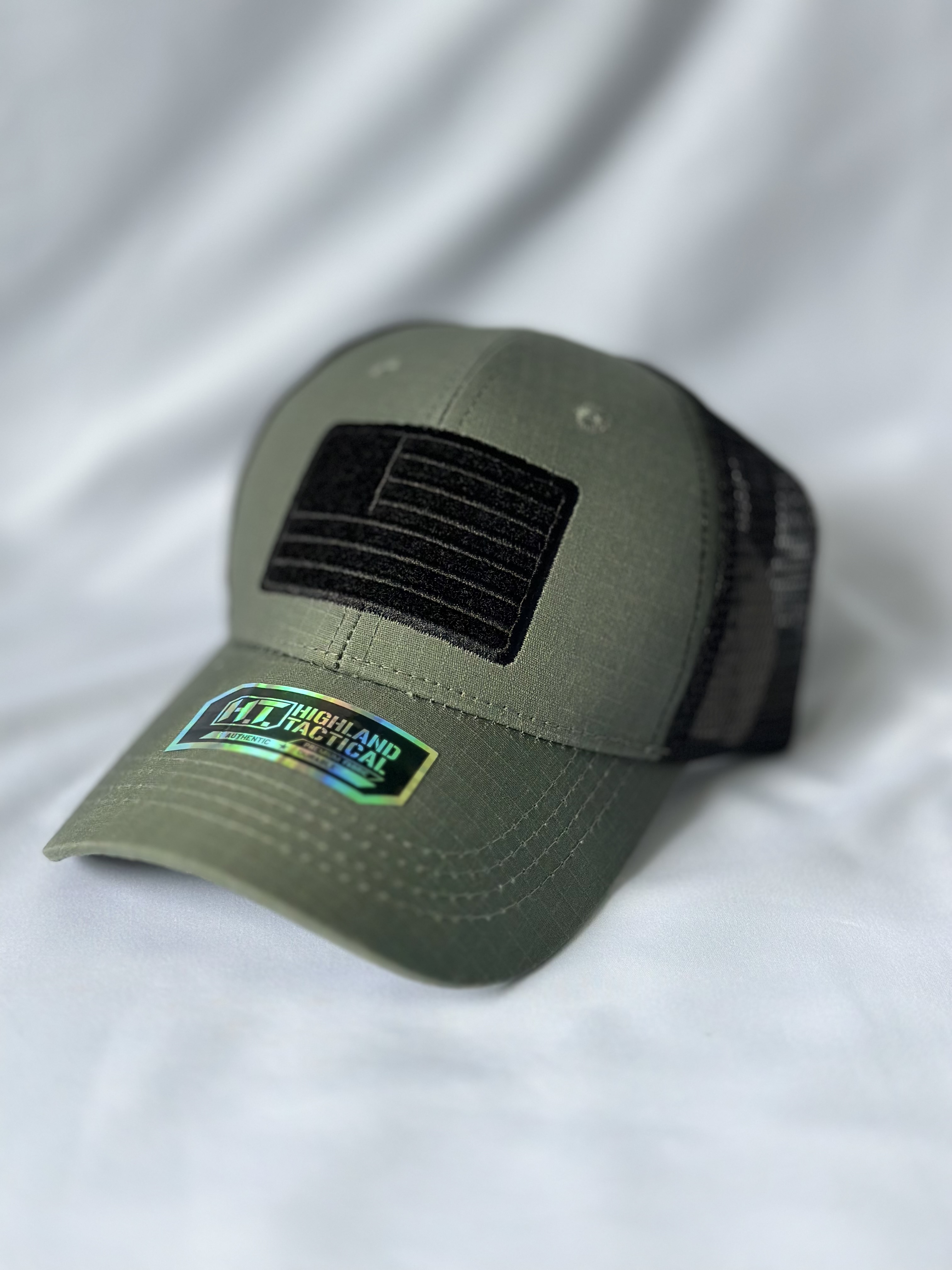 ropa para hombre - Gorra verde bandera usa  1
