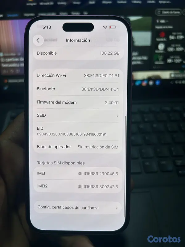celulares y tabletas - iPhone 16 normal factori  3