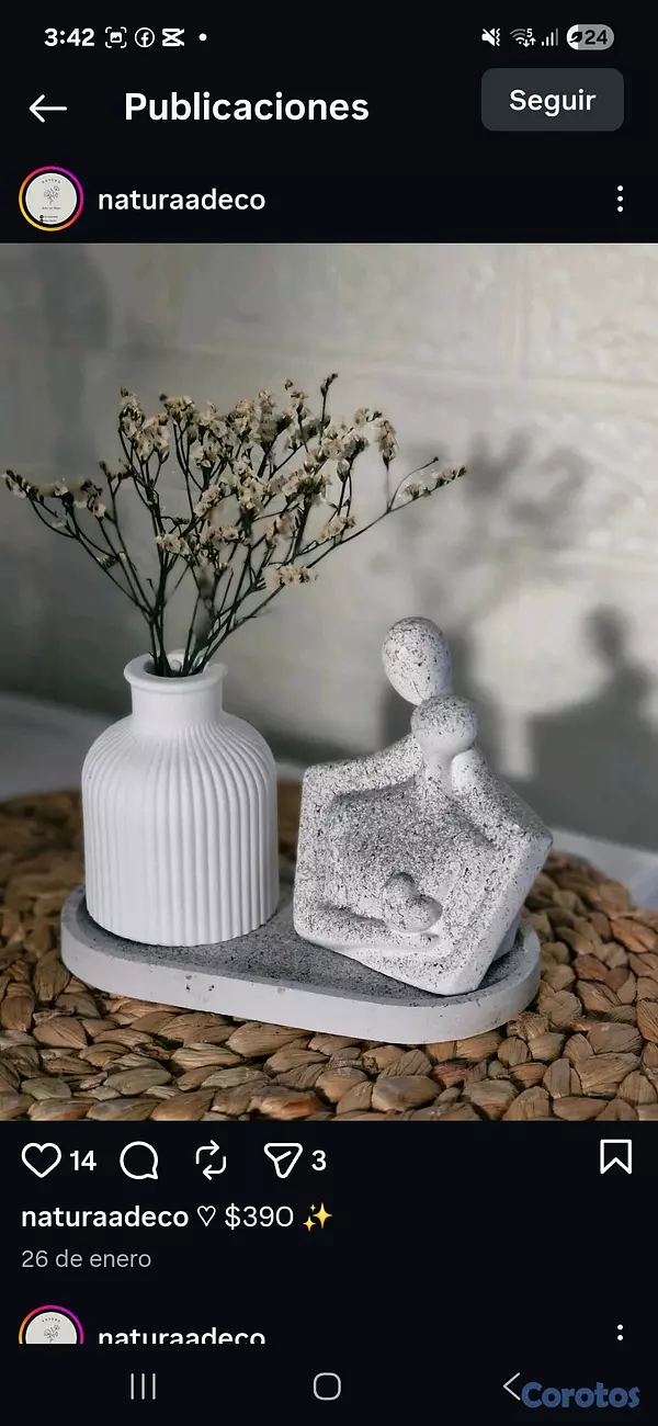 decoración y accesorios - hermosa piezas decorativa en yeso para su hogar 2