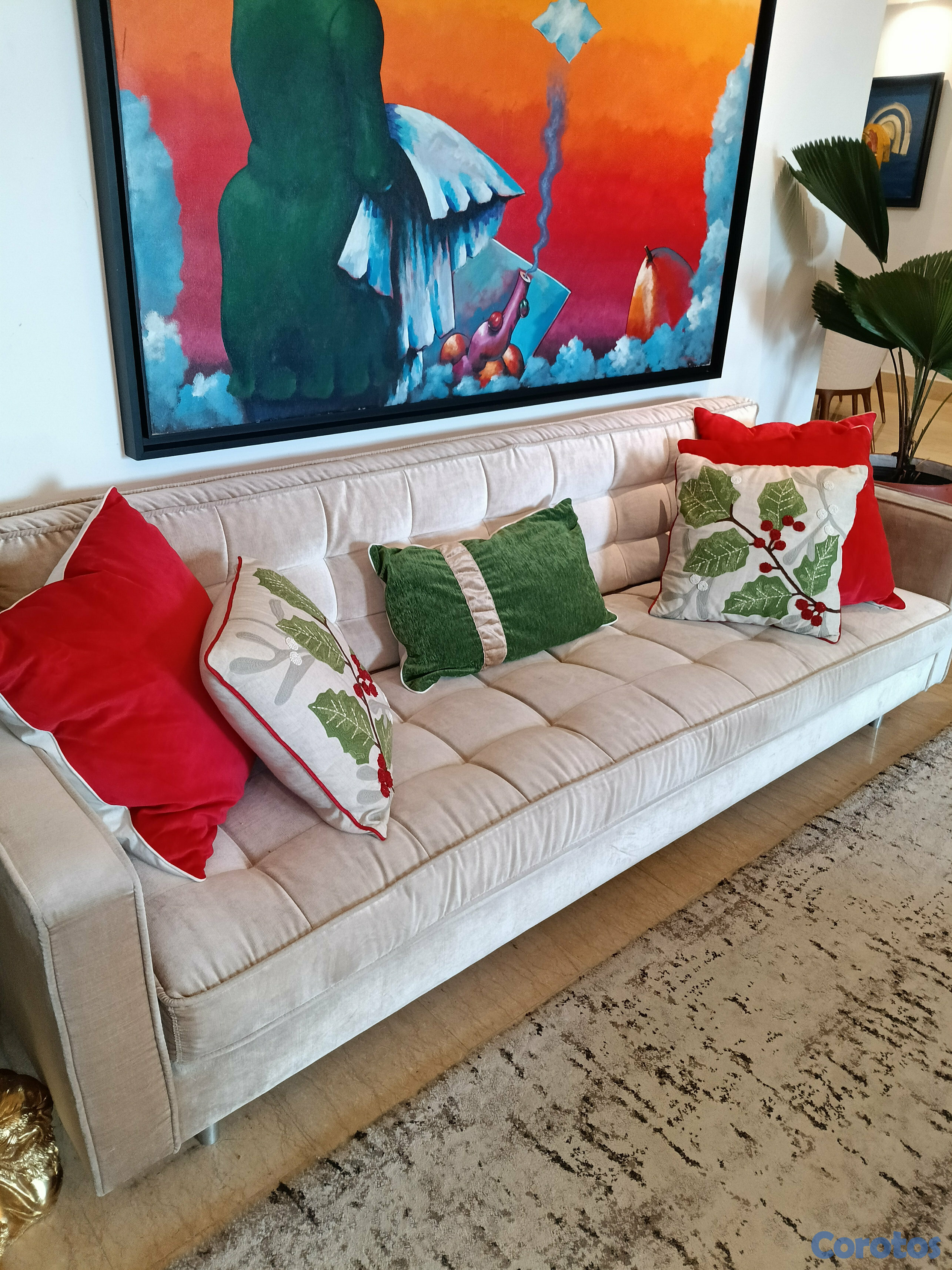 muebles y colchones - 2 Sofa Horizontal  7