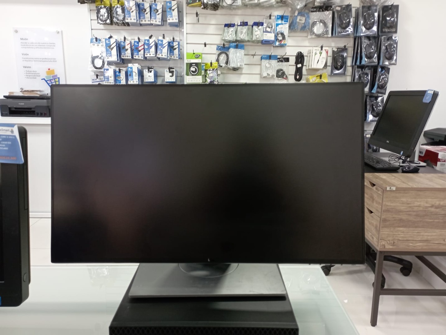 computadoras y laptops - monitor dell u2417h sin borde entrada HDMI, DP, VGA