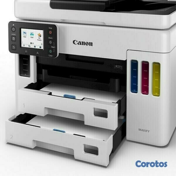 impresoras y scanners - MULTIFUNCIONAL CANON GX7010 MAXIFY, SISTEMA TINTA CONTINUA DE FABRICA , COLOR 4