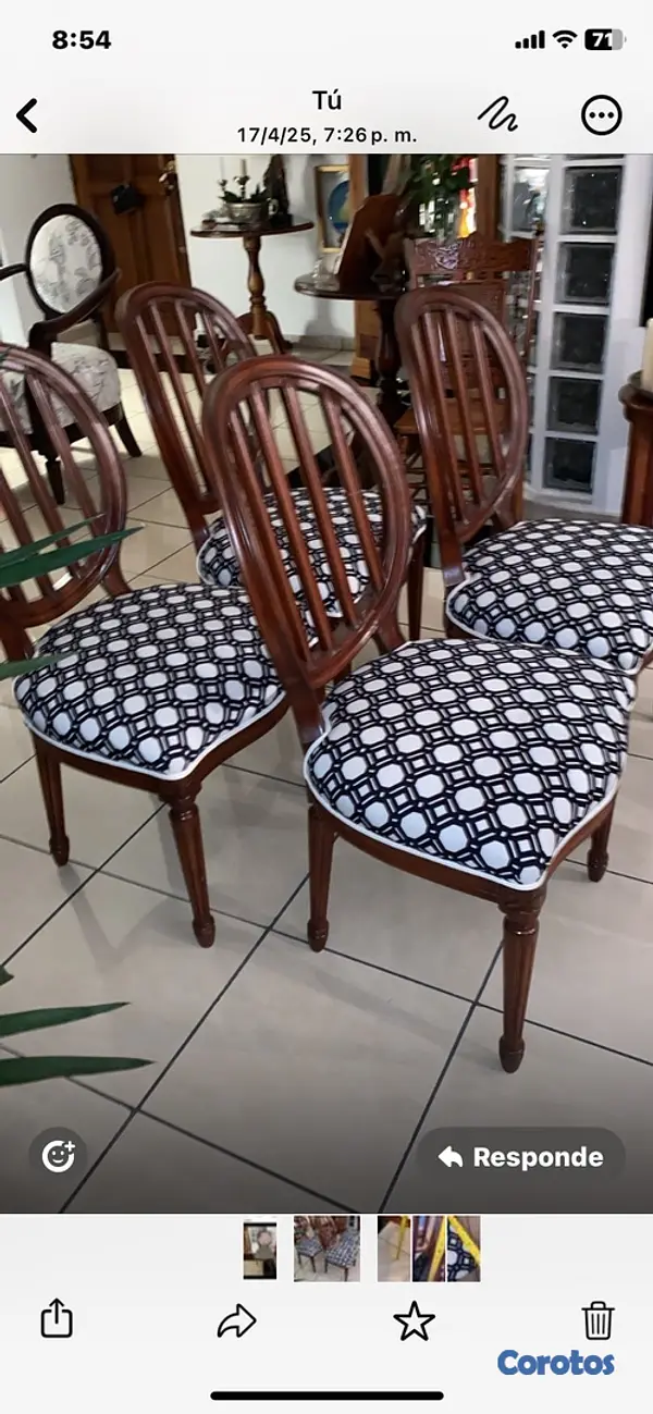 muebles y colchones - Se venden sillas 3