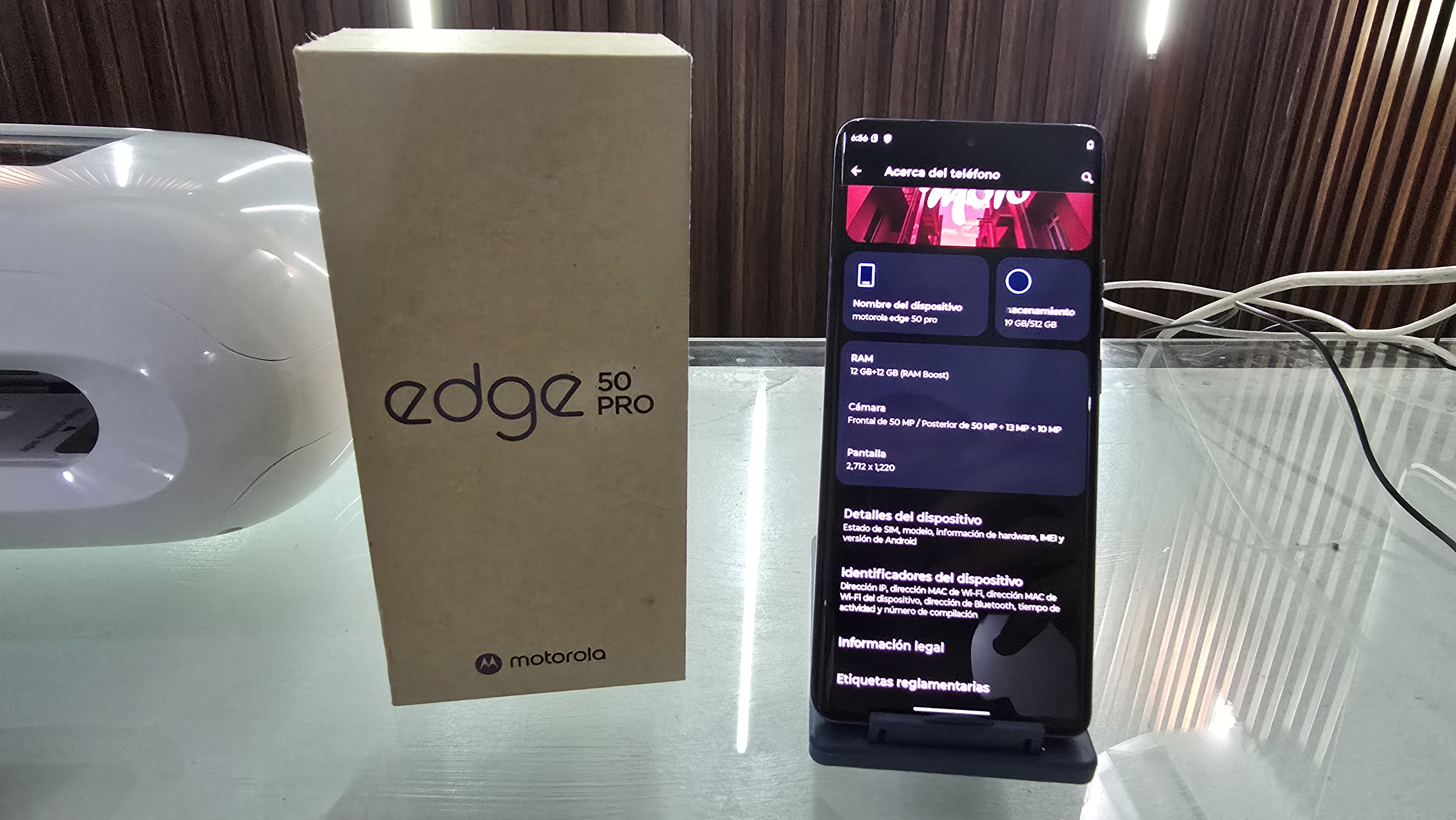celulares y tabletas - Motorola Edge Pro 512GB 12GB Ram Azul en su caja 1