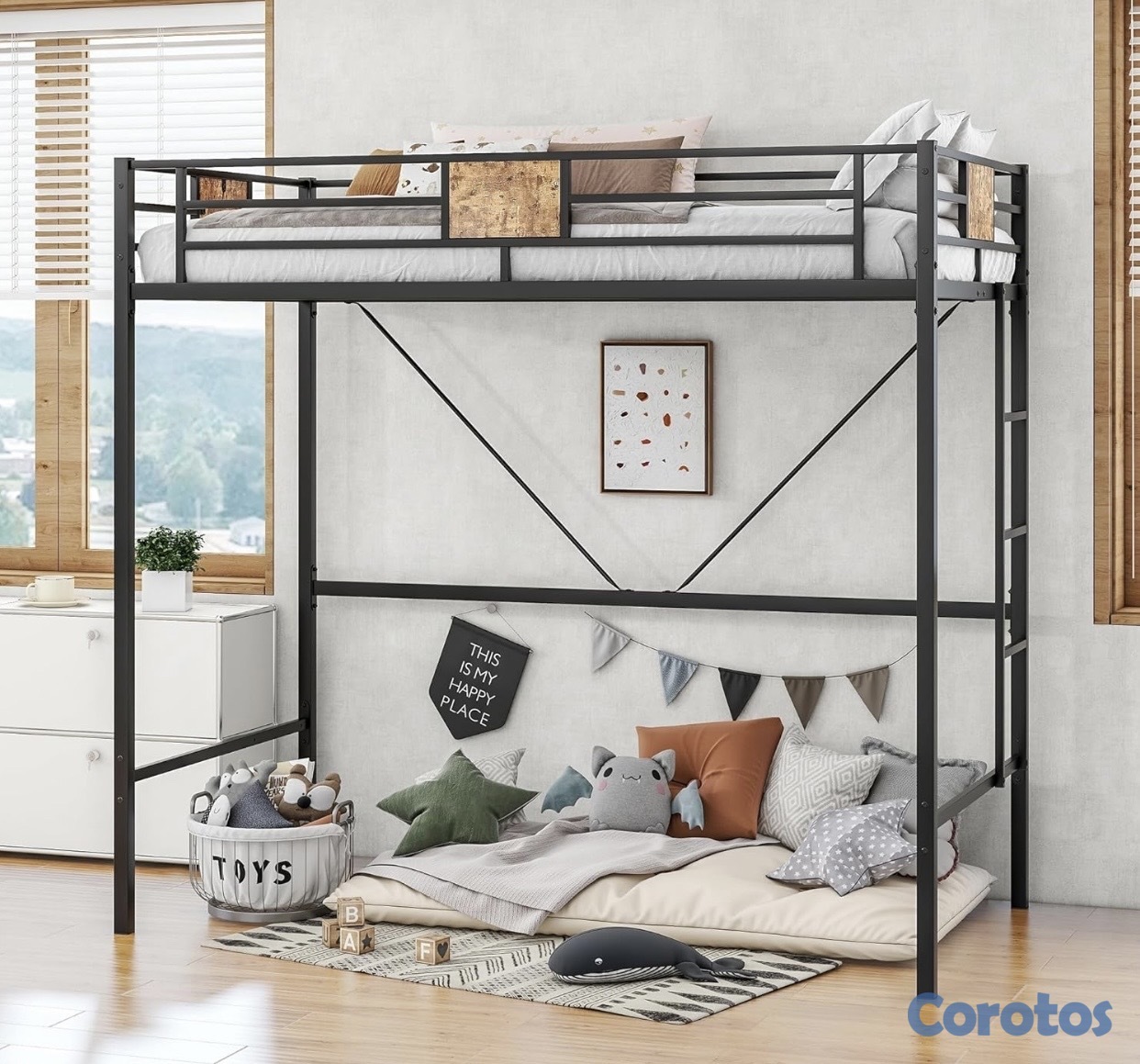 muebles y colchones - BASE PARA CAMA TWIN (de 39”) 2