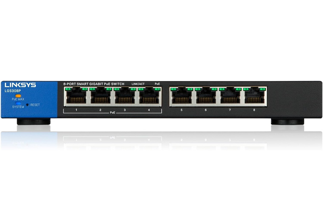 otros electronicos - Switch Profesional 8 Puertos Linksys LGS308P 2