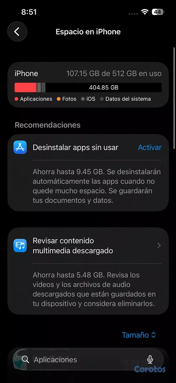 celulares y tabletas - iPhone 14 (NORMAL) NEGRO 512GB FACTORY 4