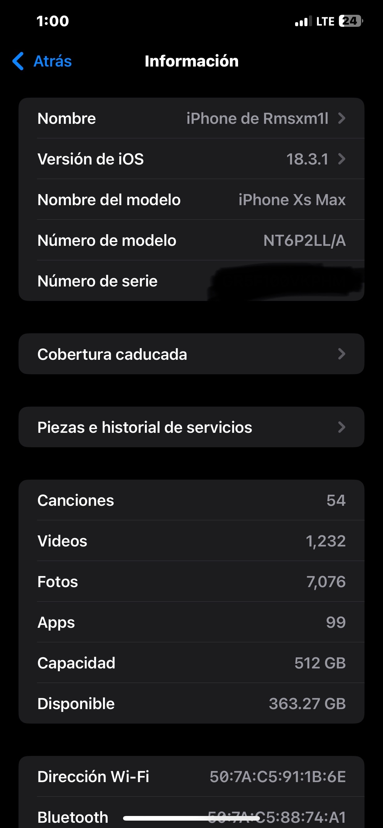 celulares y tabletas - Vendo IPHONE XS PRO MAX 
