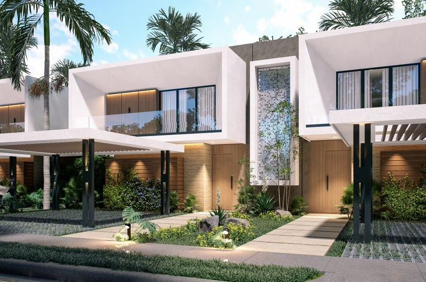 casas vacacionales y villas - VENTA DE VILLAS DUPLEX EN PUNTA CANA REPUBLICA DOMINICANA 2