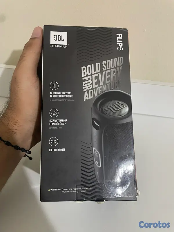 camaras y audio - Bocina Recargable JBL Flip 5 Original  2