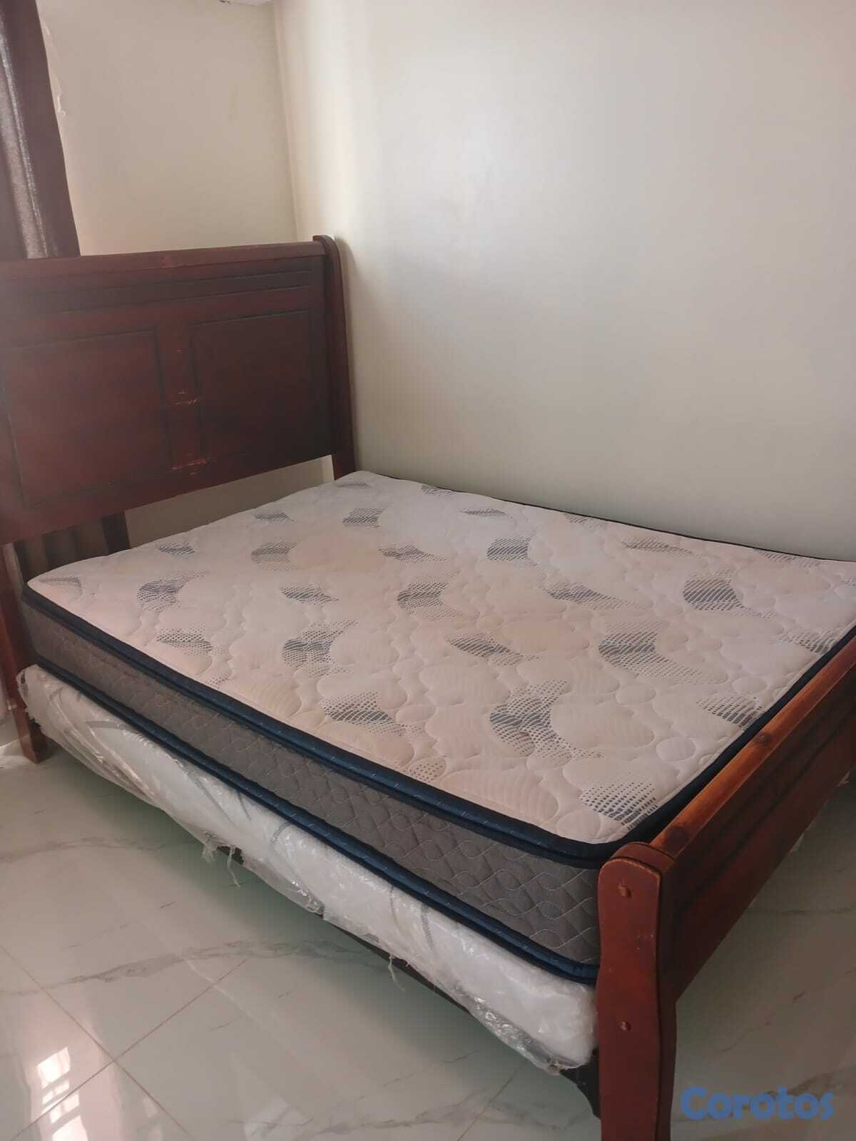 electrodomesticos - Cama con su base y colchón  1