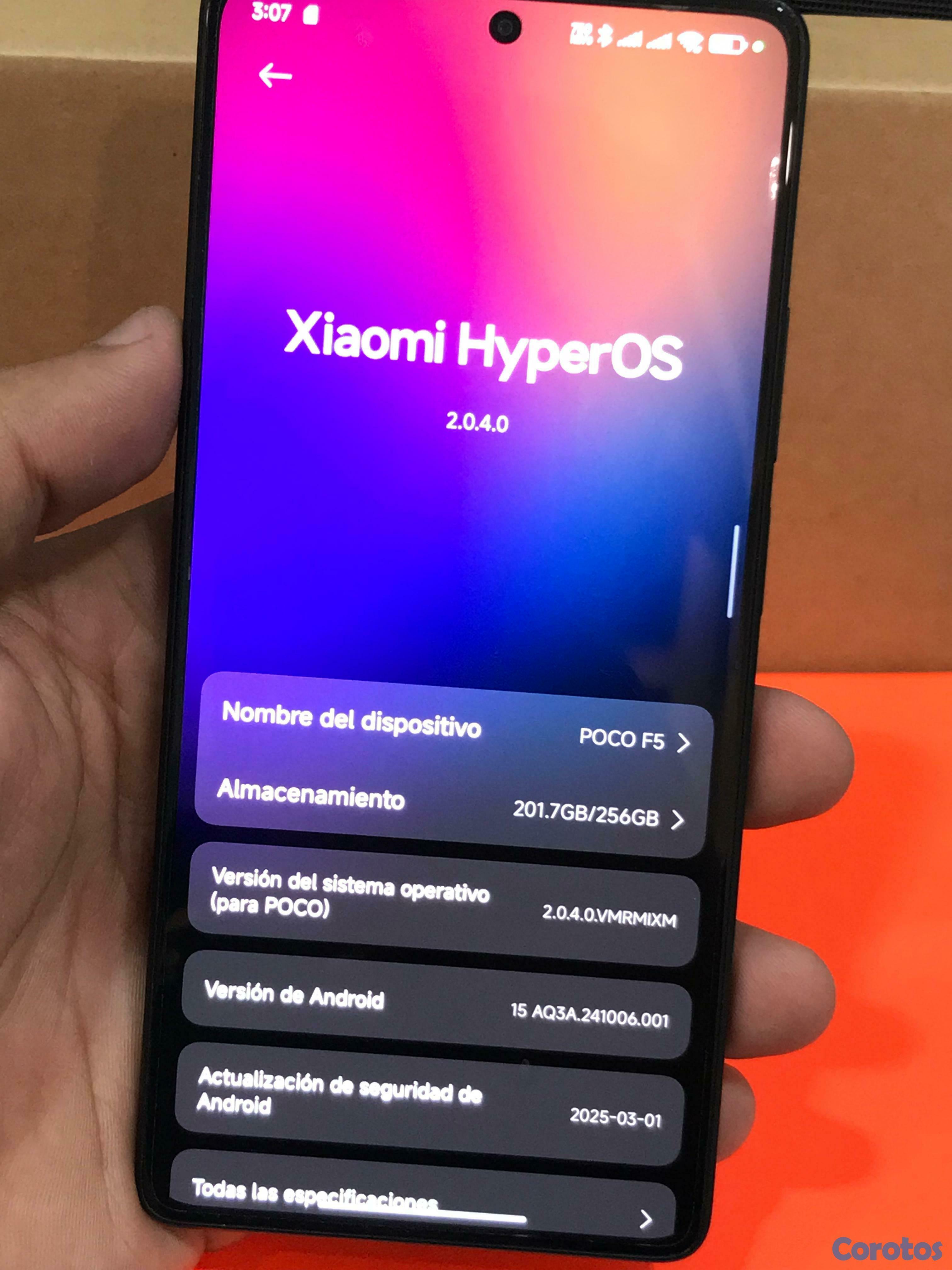 celulares y tabletas - Xiaomi Poco F5 5G Dual Sim 12 Gb Ram + 256 GB Storage Global Version 6.67" 120Hz 10