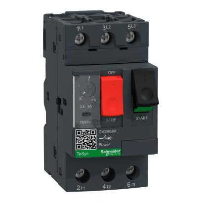 otros electronicos - GUARDAMOTOR SCHNEIDER GV2ME08 2.5 4AMP 0