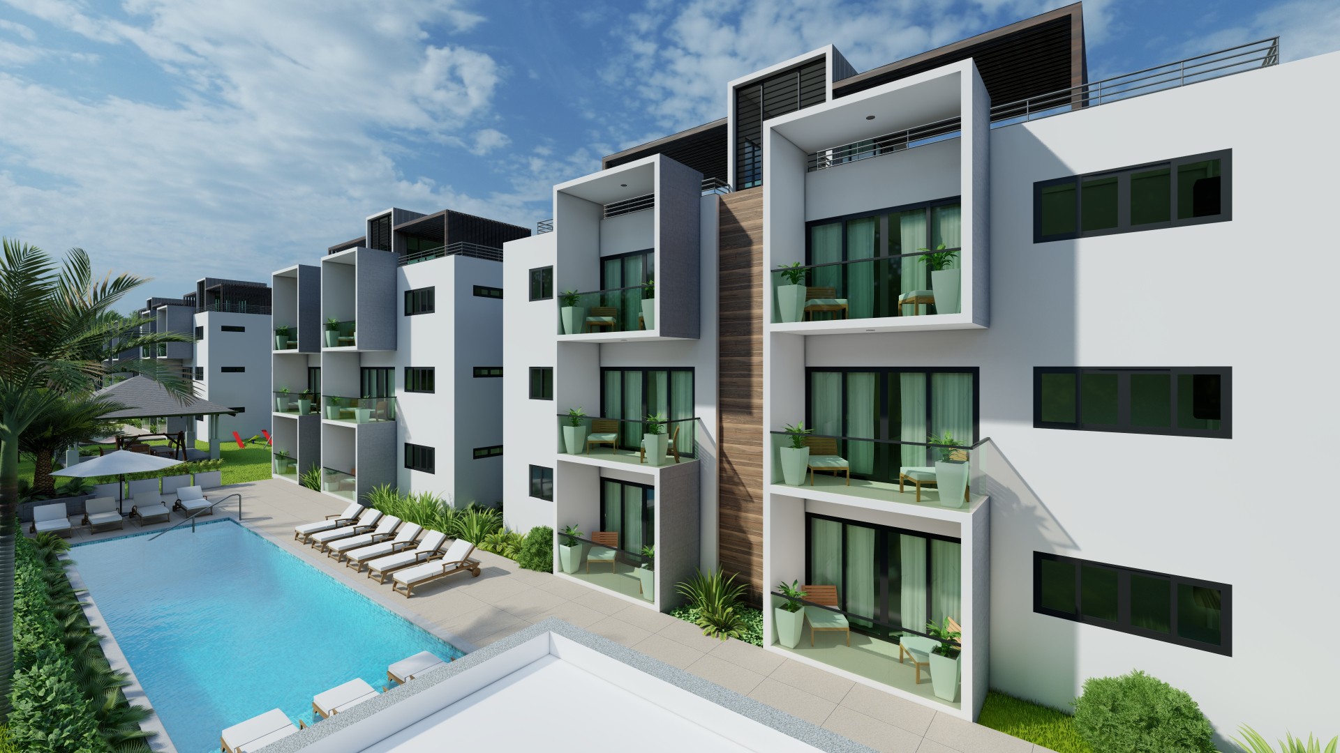 apartamentos - Apartamentos a 5 Min de Downtown Punta Cana