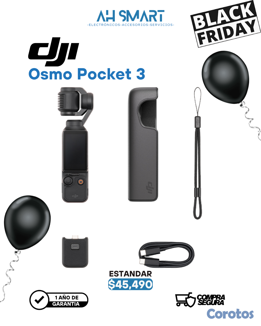 camaras y audio - DJI OSMO POCKET 3 SELLADAS NUEVAS