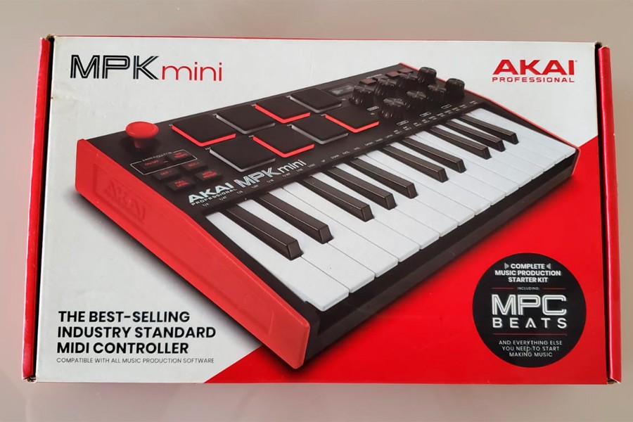 instrumentos musicales - Akai MPK Mini 3: Tu Teclado Controlador MIDI Portátil de Alto Rendimiento
