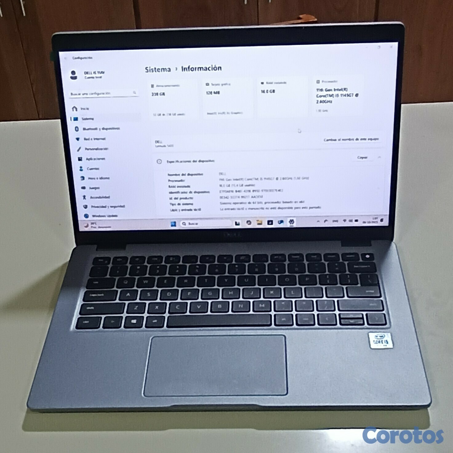 computadoras y laptops - Laptop i5 de 11va 16GB de RAM y 256GB de almacenamiento 1