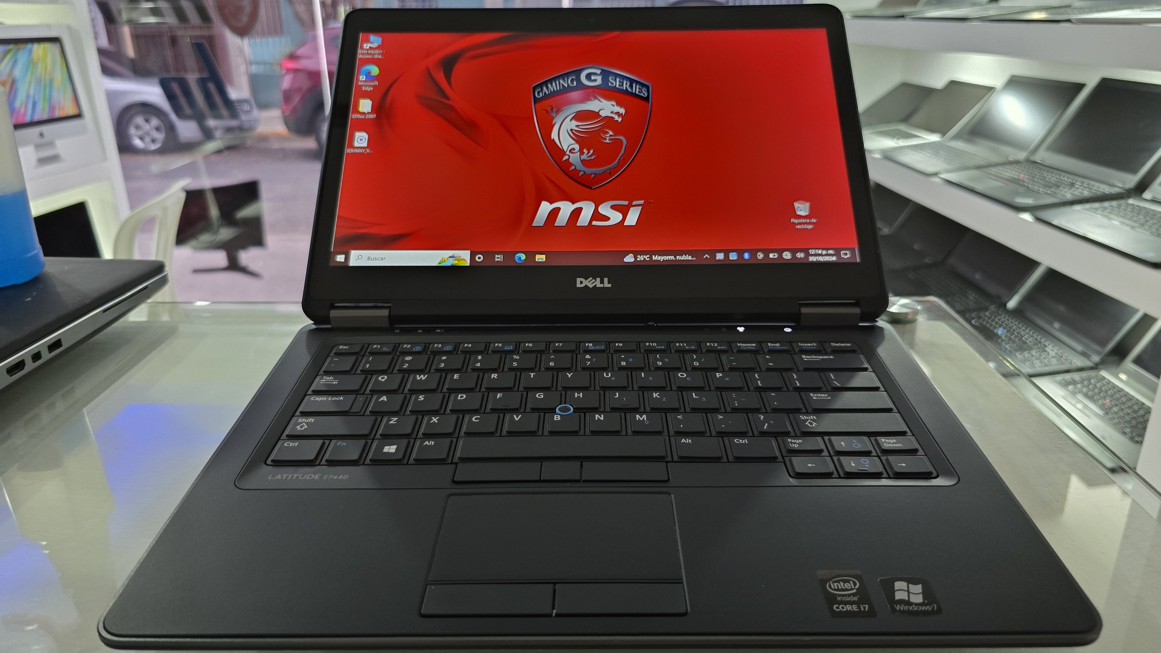 computadoras y laptops - Dell Touch 14 Pulg Core i7 Ram 8gb Disco 256gb ssd Solido Wifi 0
