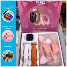 joyas, relojes y accesorios -  Reloj inteligente smartwatch y audifonos orejas d 2