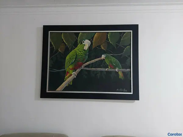 decoración y accesorios - Cuadro original pintura 48 x 37 3