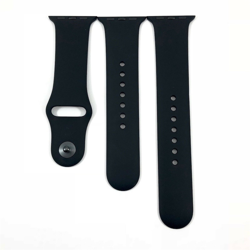 accesorios para electronica - Juego de correa negro para Apple Watch 42/44/45mm
