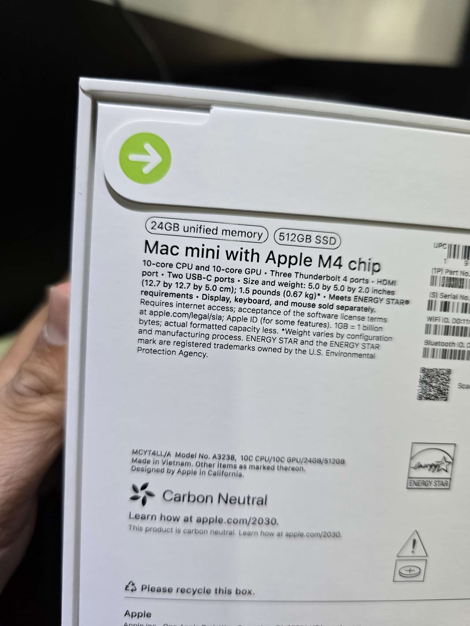 computadoras y laptops - MAC MINI M4 512GB 24GB RAM SELLADA ‼️ 1