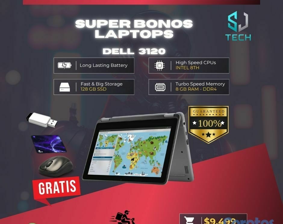 computadoras y laptops - Laptops para estudiar o trabajar